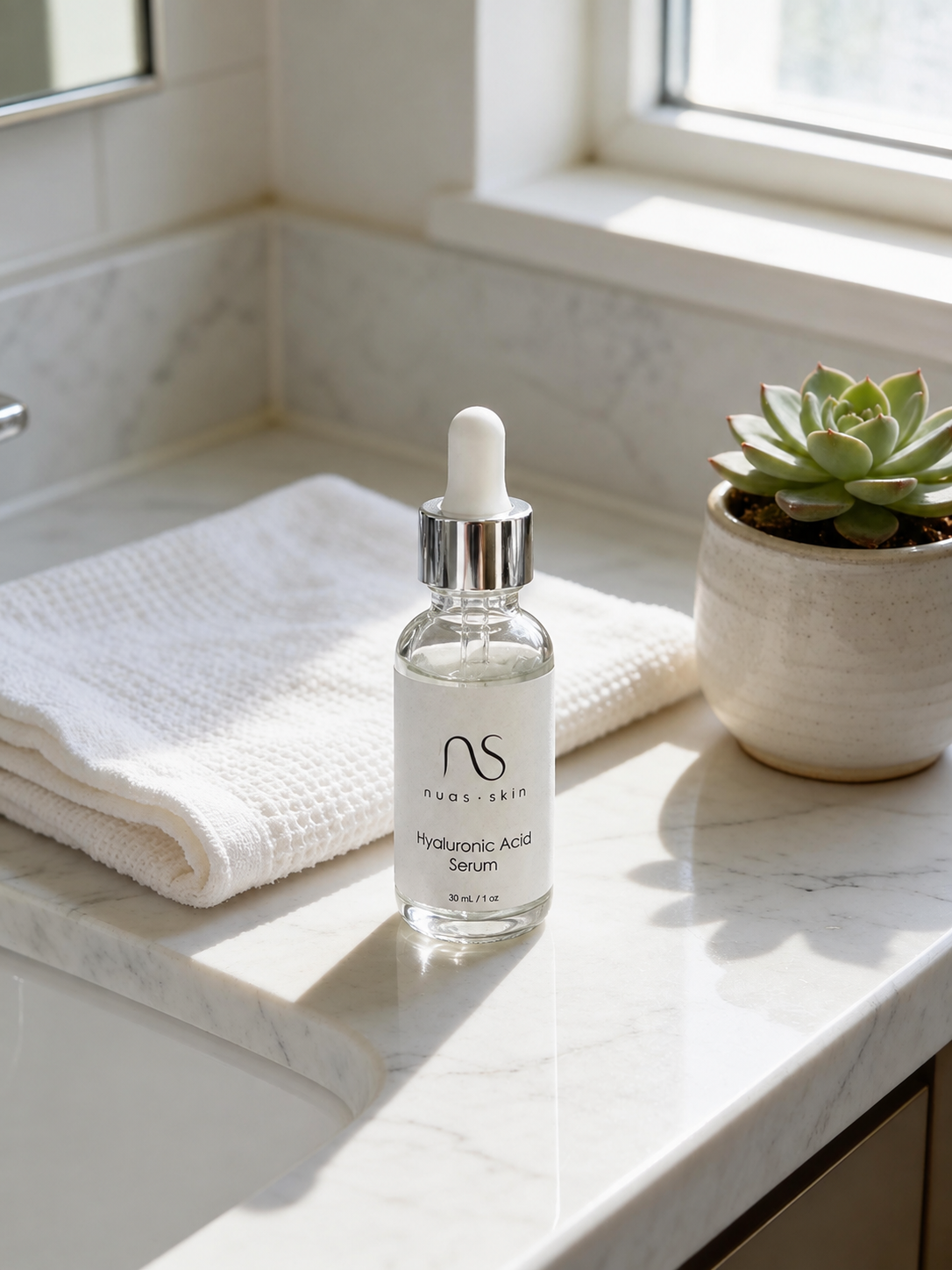 Nuas Skin Hyaluronic Acid Serum | Intense Hydration & Plumping