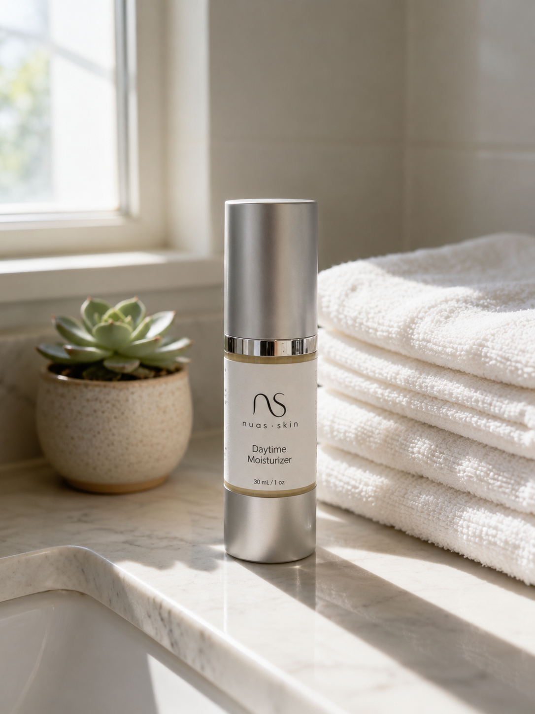 Nuas Skin Daytime Moisturizer | Daily Hydration & Skin Barrier Support